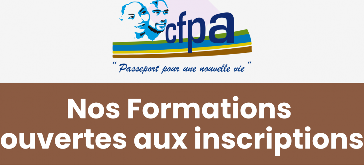 Nos formations ouvertes aux inscriptions au 19/09/2023
