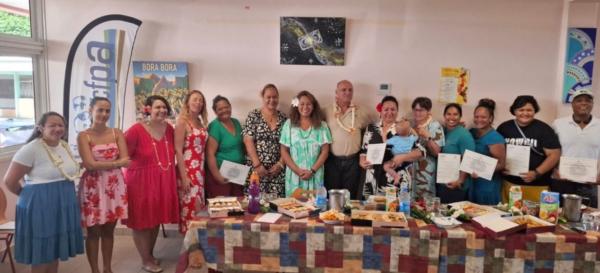 Remise des titres ADVF au CFPA de Pirae